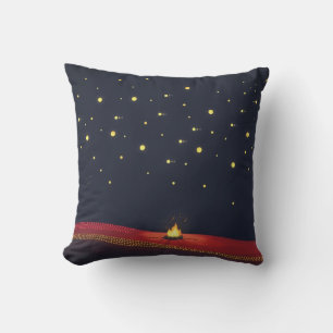 Indigenous Dot Starlit Campfire Constellation Cushion