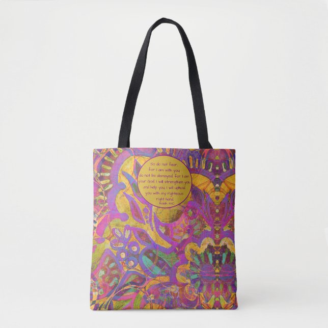 Indigenous Flora (No Fear) Tote Bag (Front)