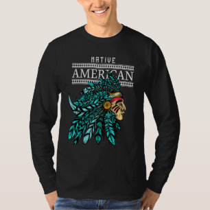 Indigenous Headdress - Colourful Native American H T-Shirt