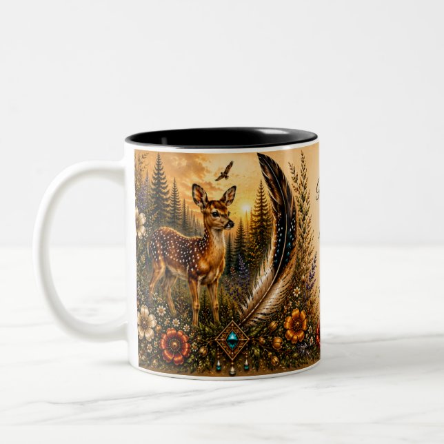  Indigenous Heritage Fawn Mug (Left)