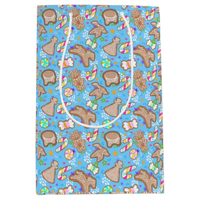 Indigenous Native American Gingerbread Gift Bag (Front)