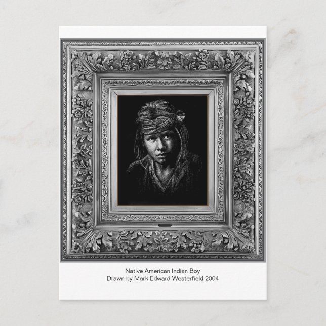 Indigenous Native American. Postcard (Front)