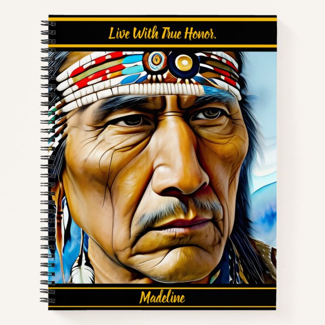 Indigenous Record Book: Artful Touch Notebook (Front)