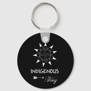 Indigenous Strong Key Ring