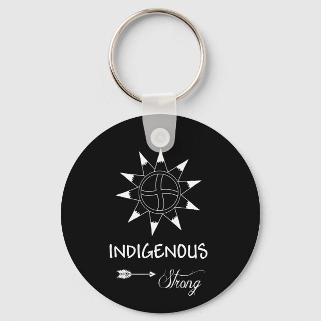 Indigenous Strong Key Ring (Front)