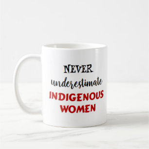 indigenous women coffee mug