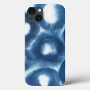 Indigio Watercolor Print Circles iPhone 13 Case