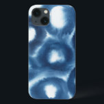 Indigio Watercolor Print Circles iPhone 13 Case<br><div class="desc">Indigio Watercolor Print Circles. Artist: Grace Popp. Image ID: 153152FN.</div>