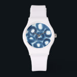 Indigio Watercolor Print Circles Watch<br><div class="desc">Indigio Watercolor Print Circles. Artist: Grace Popp. Image ID: 153152FN.</div>