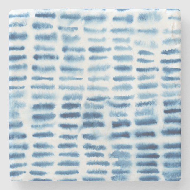 Indigio Watercolor Print Stone Coaster (Front)