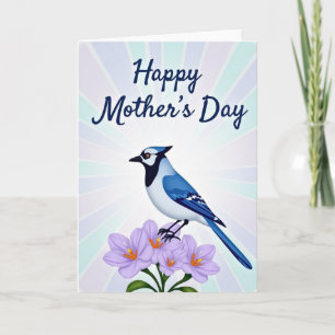 Indigo Bird Mothers Day Card