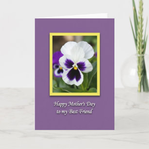 Indigo Bloom Mothers Day Friend Card