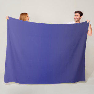 Indigo Blue Gradient Fleece Blanket