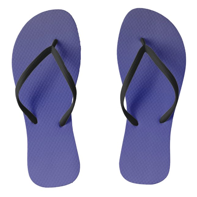 Indigo Blue Gradient Flip Flops (Footbed)