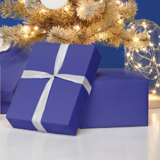 Indigo Blue Gradient Wrapping Paper
