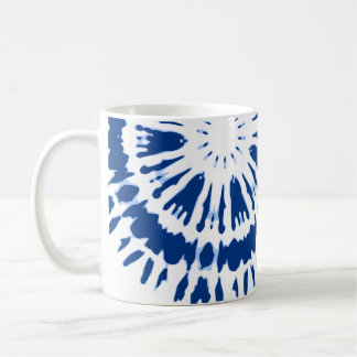 Indigo Blue Tie Dye Coffee Mug