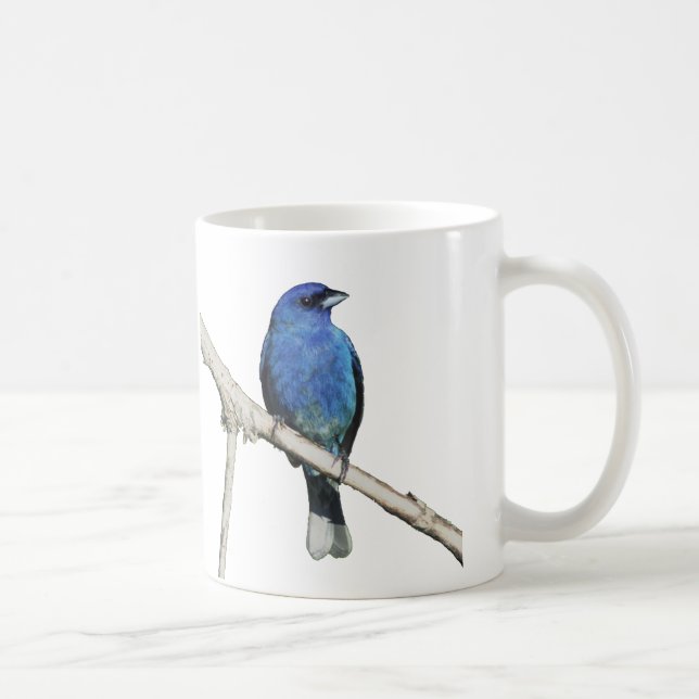 Indigo Bunting Coffee Mug (Right)
