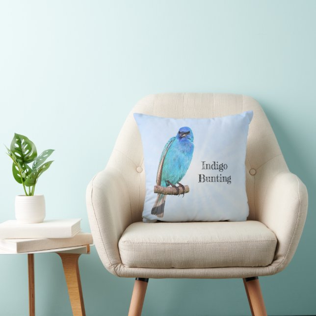 Indigo Bunting Cushion (Chair)