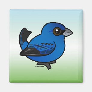 Indigo Bunting Magnet