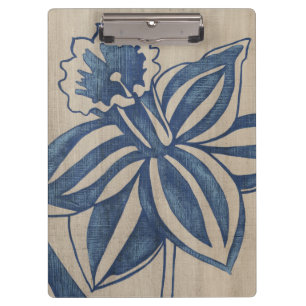Indigo Daffodil Clipboard