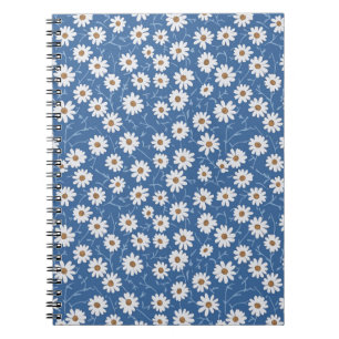 Indigo Dream Daisies Notebook