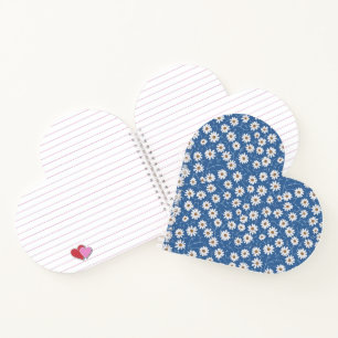 Indigo Dream Daisies Notebook