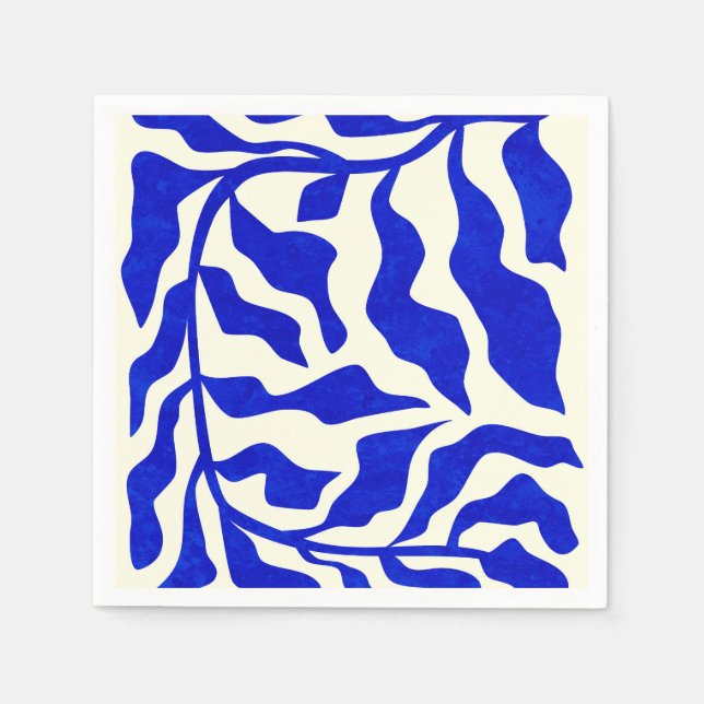 Indigo Elegance Napkin (Front)