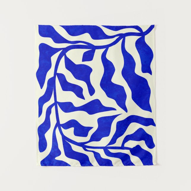 Indigo Elegance Tapestry (Front)