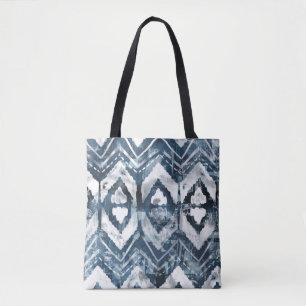 Indigo Extraction - Geometric Tote Bag