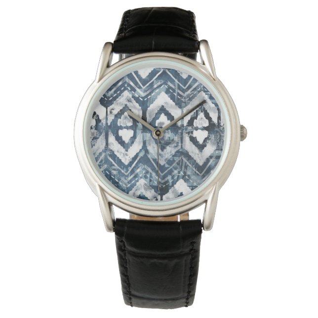 Indigo Extraction - Geometric Watch (Front)