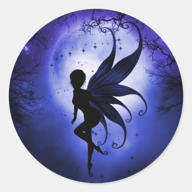 Indigo Fairy Sticker (Front)