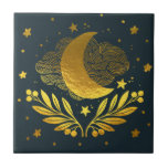Indigo golden moon tile<br><div class="desc">..</div>