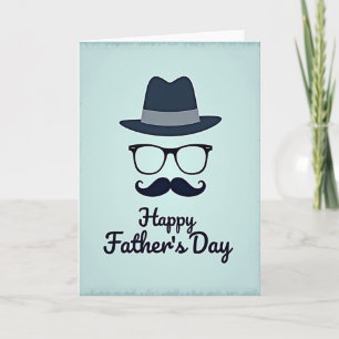 Indigo Hat Fathers Day Card