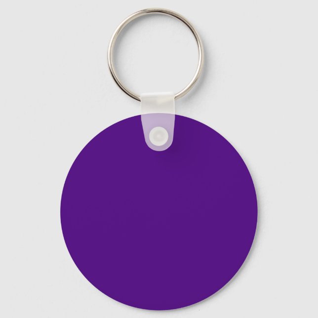 Indigo hex code 4B0082 Key Ring (Front)