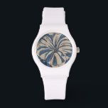 Indigo Hibiscus Watch<br><div class="desc">Floral</div>