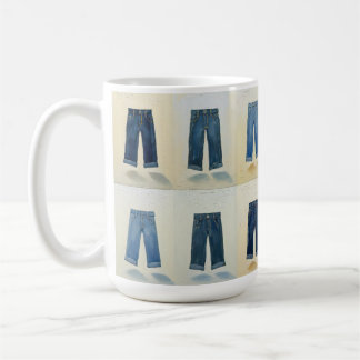 Indigo Icons Painterly Denim Art Denimhead Coffee Mug