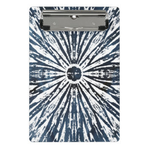 Indigo Ink Radial Motif Mini Clipboard