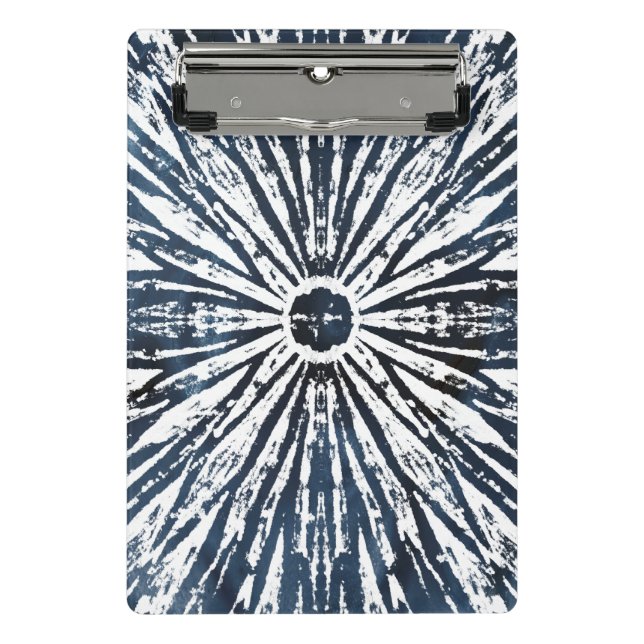 Indigo Ink Radial Motif Mini Clipboard (Front)