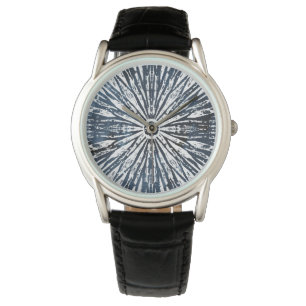 Indigo Ink Radial Motif Watch