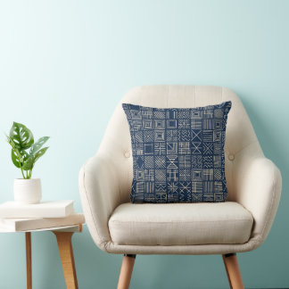 Indigo Mudcloth | Artisan Weave Cushion