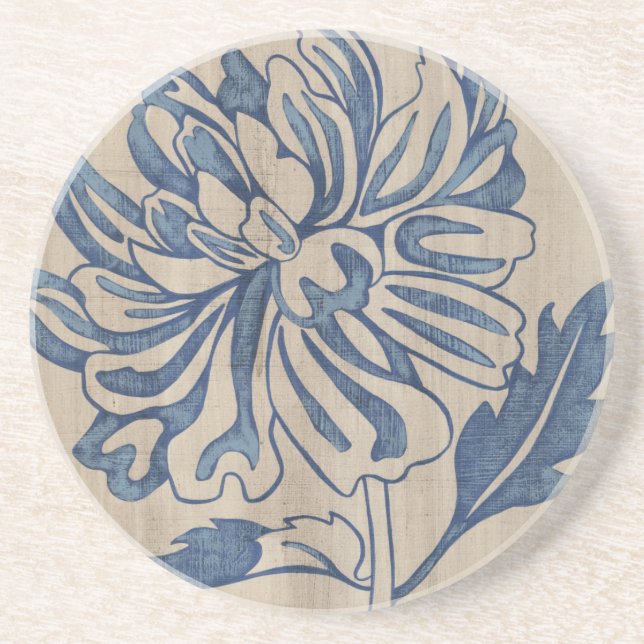 Indigo Mum Coaster (Front)
