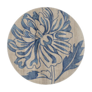 Indigo Mum Cutting Board