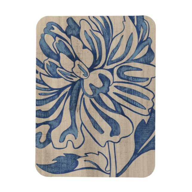 Indigo Mum Magnet (Vertical)