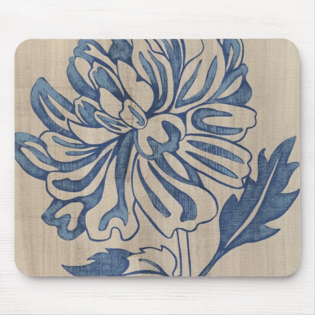 Indigo Mum Mouse Mat (Front)