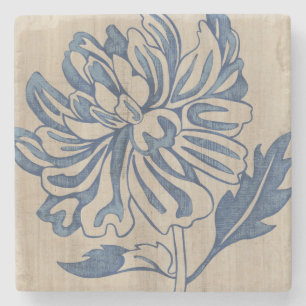 Indigo Mum Stone Coaster