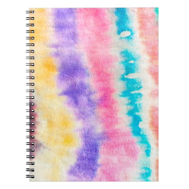 Indigo Old Dirty Wall. Dye Bohemian. Yellow Splash Notebook (Front)