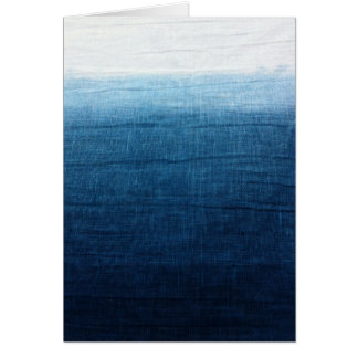 Indigo Ombre Fade Dip Dyed Shibori