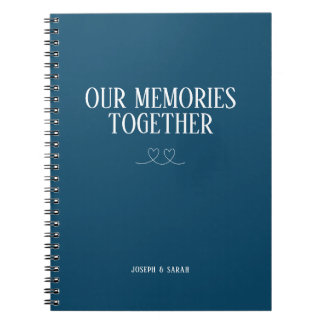 Indigo Our Memories Together Notebook