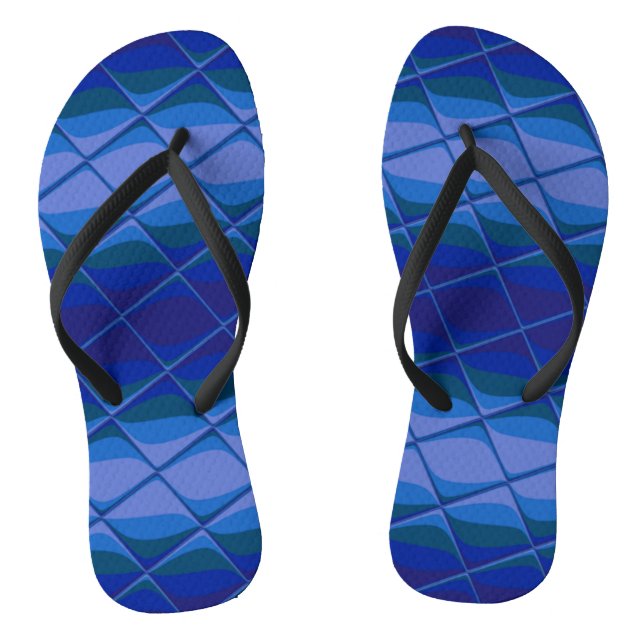 indigo palette flip flops (Footbed)