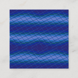 indigo palette square business card